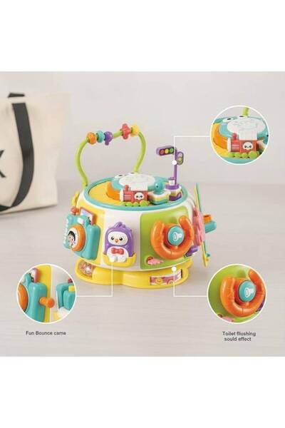Trendyol Generic Multifunctional Educational Interactive Activity Toy for Children - Sensory Skill Development Toys - 18+ Months