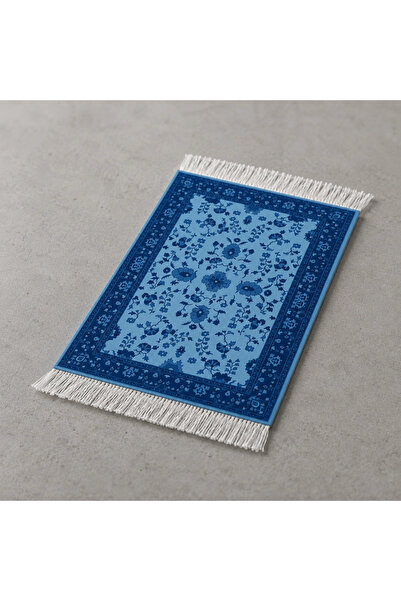 Generic Saudi National Day Mini Leather Tea & Coffee Mats – 6-Piece Blue Flor...