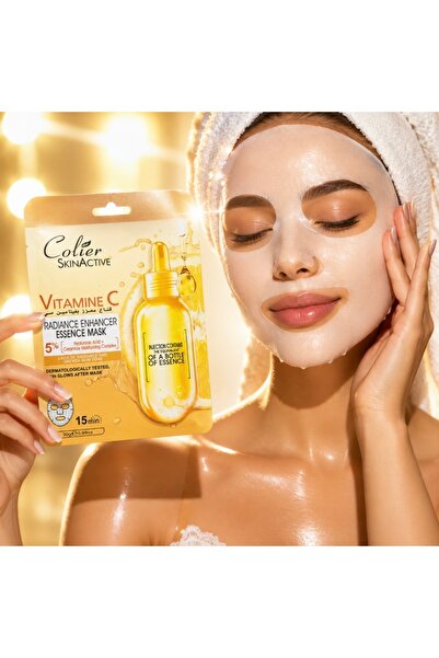 colier Vitamin C Mask 5 pieces for skin radiance and freshness