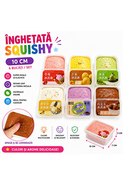 OEM Înghețată squishy antistres, 10 cm, super moale, cu revenire lentă, model...