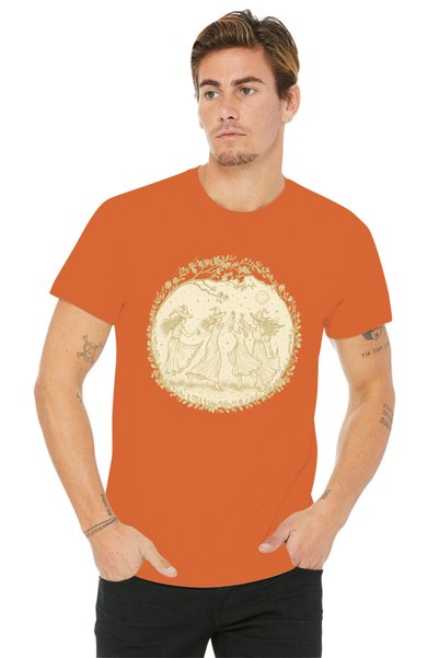 MVRDAR Tricouri unisex 100% bumbac colecția Halloween, Spooky și Horror