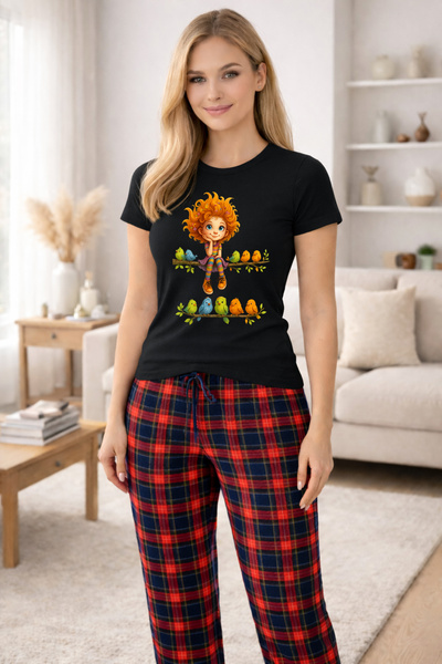 MVRDAR Pijamale dama din bumbac premium, pijama femei confortabila