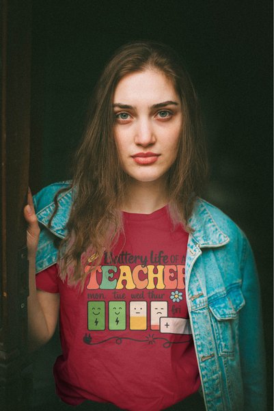 MVRDAR Tricouri unisex 100% bumbac Back to School pentru profesori, educatori...