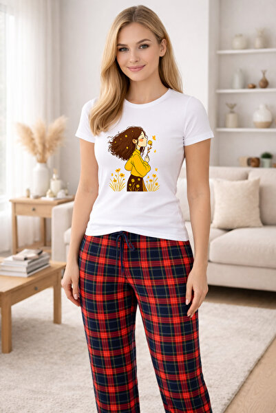 MVRDAR Pijamale dama din bumbac premium, pijama femei confortabila