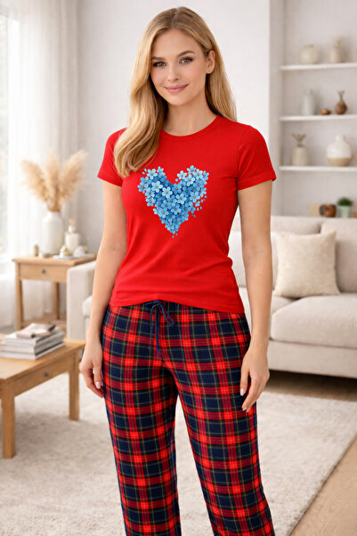 MVRDAR Pijamale dama din bumbac premium, pijama femei confortabila