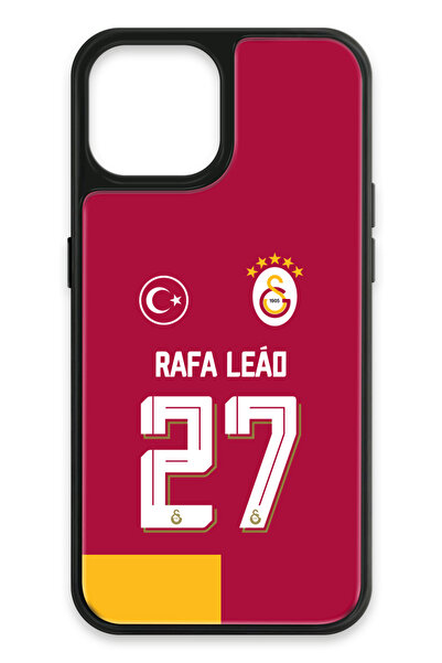Galatasaray Rafael Leão Parçalı Forma iPhone 13 Kılıf (Cam) - Lisanslı Orijinal