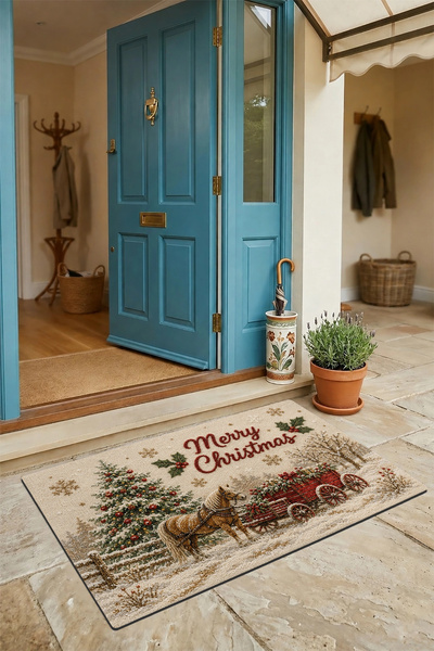 Valerine Life Door Mat 45X70Cm Interior Outdoor New Year Products Christmas D...