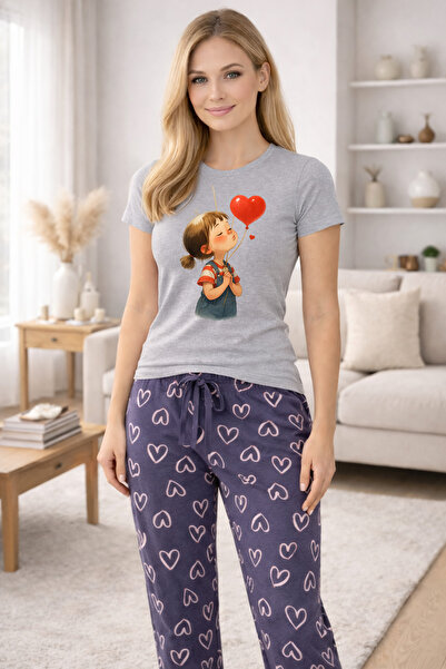MVRDAR Pijamale dama din bumbac premium, pijama femei confortabila