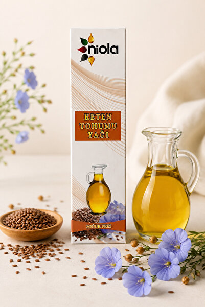 Soğuk Sıkım Keten Tohumu Yağı 250 ml - Bitkisel Keten Tohumu Yağı