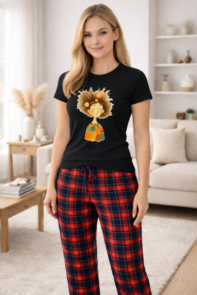 MVRDAR Pijamale dama din bumbac premium, pijama femei confortabila