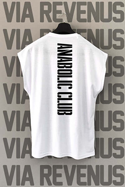 Vordevia Tricou sport Anabolic Club cu imprimeu pe spate și mâneci scurte