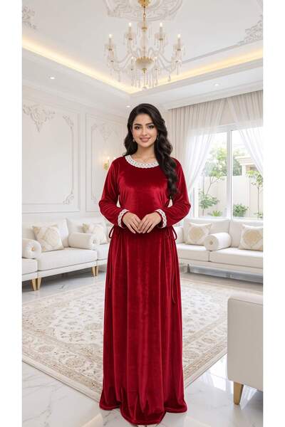 alqarat Reem Velvet Jalabiya