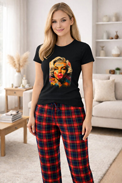 MVRDAR Pijamale dama din bumbac premium, pijama femei confortabila