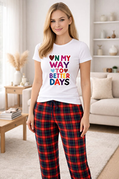 MVRDAR Pijamale dama din bumbac premium, pijama femei confortabila