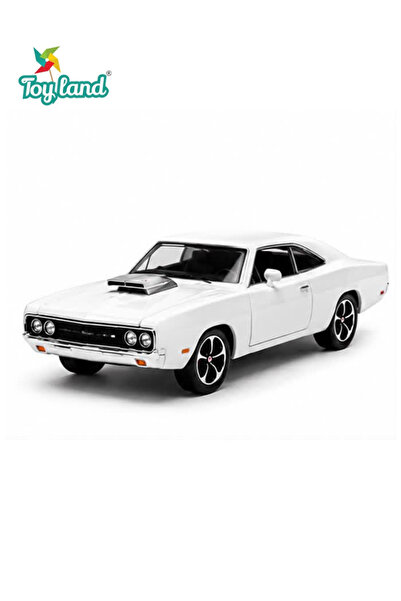 TOY LAND 1:32 Scale Die-Cast Muscle Car Model Toy with Openable Doors, Pull-B...