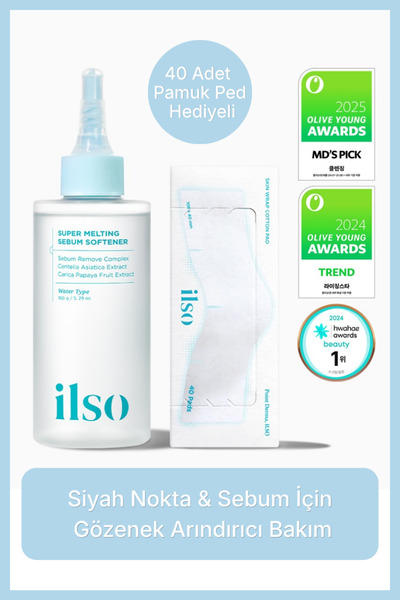 İlso Super Melting Sebum Softener Set (Siyah Nokta & Sebum Temizleyici Gözene...