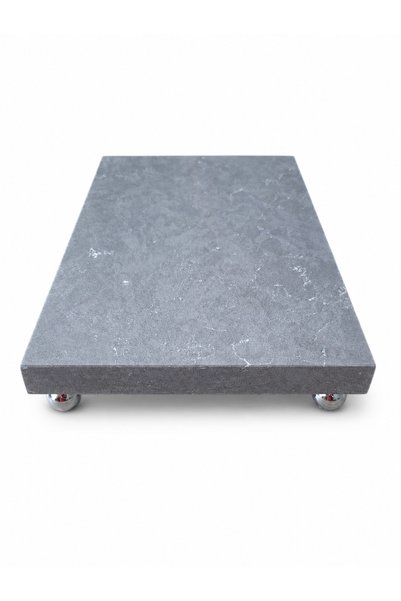 Nexa Doğaltaş Footed Marble Presentation Tray and Oil Dish Base – 25X15 cm Rectangular Marble Tray