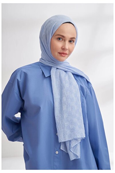 ARMANDA Muslin Check Pattern Shawl