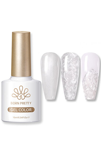 Born Pretty İnci Efekt Pearl White Thread Kalıcı Oje 10 ml
