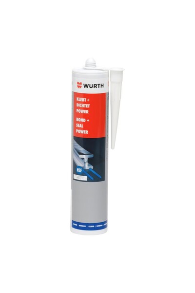 Würth Konstrüksiyon Yapıştırıcı-Sızdırmaz Power Siyah 300ML - Esnek Hibrit Çözüm