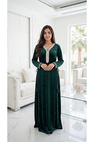 alqarat The "Velvet Nayra" Winter Galabeya