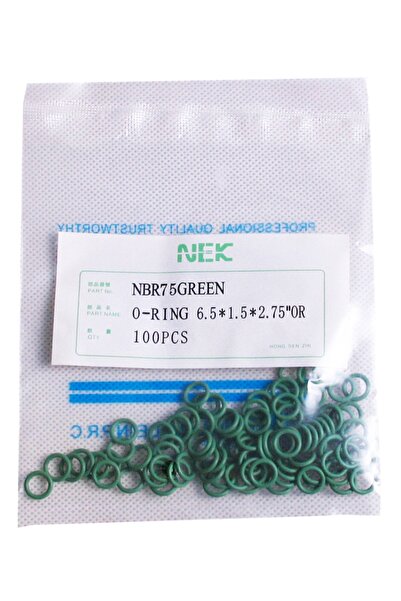 Choice9 6.5ride1.5mm 70pcs( 10.8*2.4mm ) #8 R134a NBR Rubber O-Ring Seal Kit,...