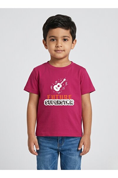 Babyqlo Unisex Future Superstar printed Casual T-Shirt