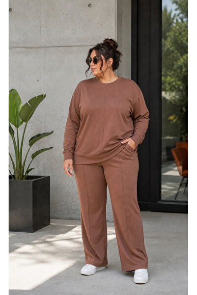 Mügerella EST.2026 Plus Size Soft Texture Flexible Loose Comfortable Tracksui...