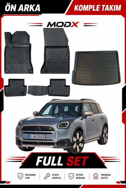 MODxAUTO MINI COOPER COUNTRYMAN U25 2026 MODEL 5D HAVUZLU PASPAS + 3D BAGAJ H...