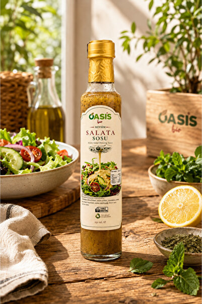 Oasis Bio Mevsim Salatası Sosu Doğal İçerik Katkısız 250ml