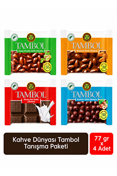 Kahve Dünyası Tambol tanışma paketi 77 gr x 4 adet