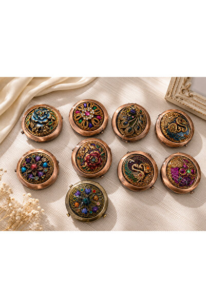 WF Vintage Desenli Cep Aynası