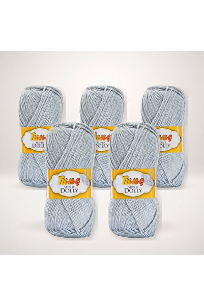 Tunç Süper Dolly Patik İpi Pachet de 5 500 gr - Gri deschis 804