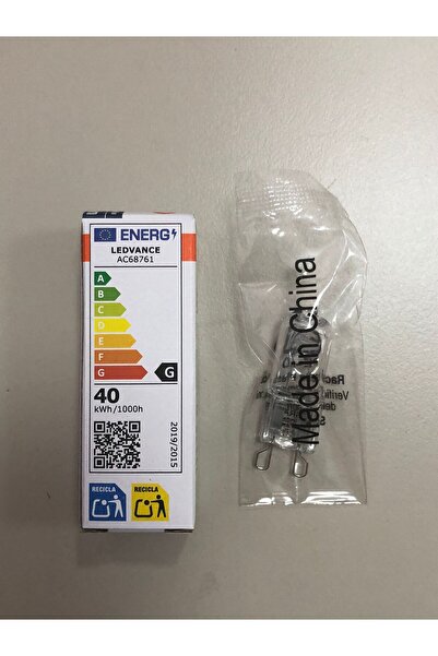 Osram 3 ADET G9 40W=490 LÜMEN HALOJEN LAMBA SAİMELEKTRİK