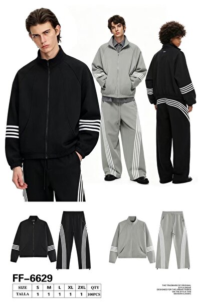 Urban Collection Мъжки раиран анцуг Urbancollection