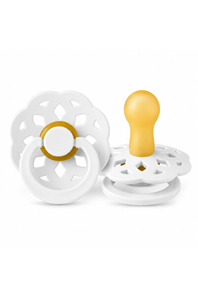 NW NessiWorld Boheme Rubber Pacifier 0-6 Months the Price Is for One Piece.