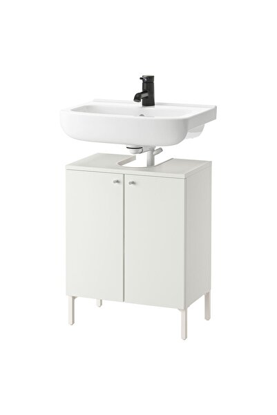 IKEA Modern Beyaz Banyo Dolabı 54x40 - Şık Banyo Aksesuarı