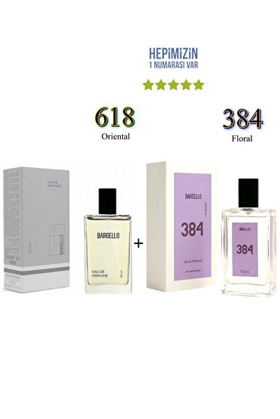 Bargello 618 + 384 Erkek/Kadın Parfüm Edp 50 ml Oriental/Floral - Mnms618384