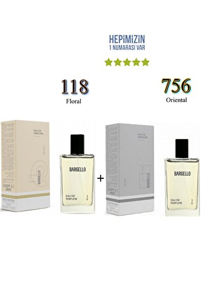 Bargello 118 + 756 Kadın/Erkek Parfüm Edp 50 ml Floral/Oriental - Mnms118756