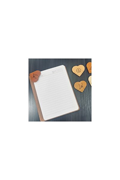 AMAD CRAFT علامات كتب من الجلد الطبيعي بألوان متعددة