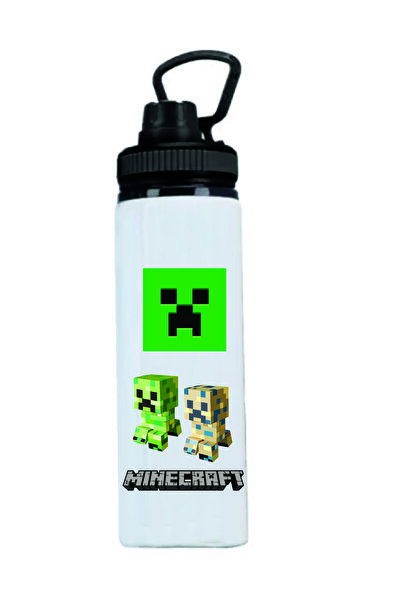 DKDZ SHOP Mine-Craft Printed Metal Water Bottle - 800ml