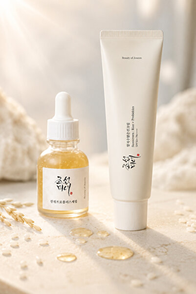 Beauty of Joseon مجموعة بيوتي أوف جوسون للإشراقة والحماية SPF50+ – سيروم جلو ...