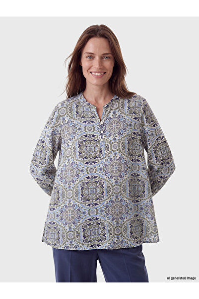 LC Waikiki Lcw Grace Collar Patterned Blouse