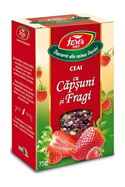 Fares Ceai cu capsuni fragi 75g