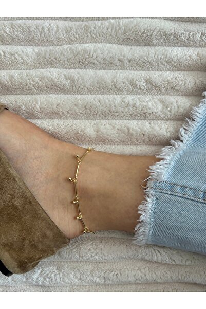 nunu takı Sarkılmaz Toplu Gold Anklet