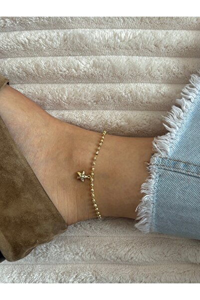 nunu takı Dorika Bulk Starry Gold Anklet