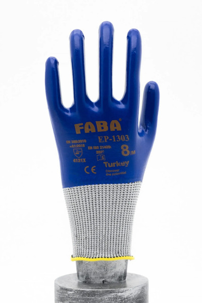 FABA Ep-1303 Nitrile Coated Polyester Knitted Gloves