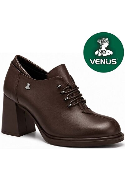 Venüs Kalamos Hakiki Deri Comfort Ortopedik Kadın Klasik Topuklu Ayakkabı KAH...