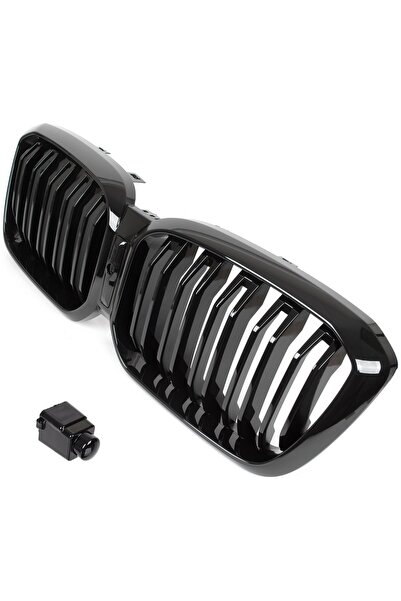M MODECAR BMW X3 G01 FL 2021- grilă frontală (tire) între farurile NEGRU LUCI...