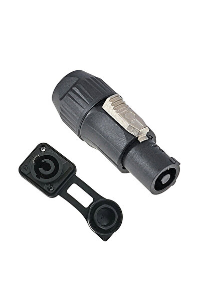 Choice 2pcs Black 2PCS Powercon Connector 3-Pin 20A 250V IP65 Waterproof Pane...
